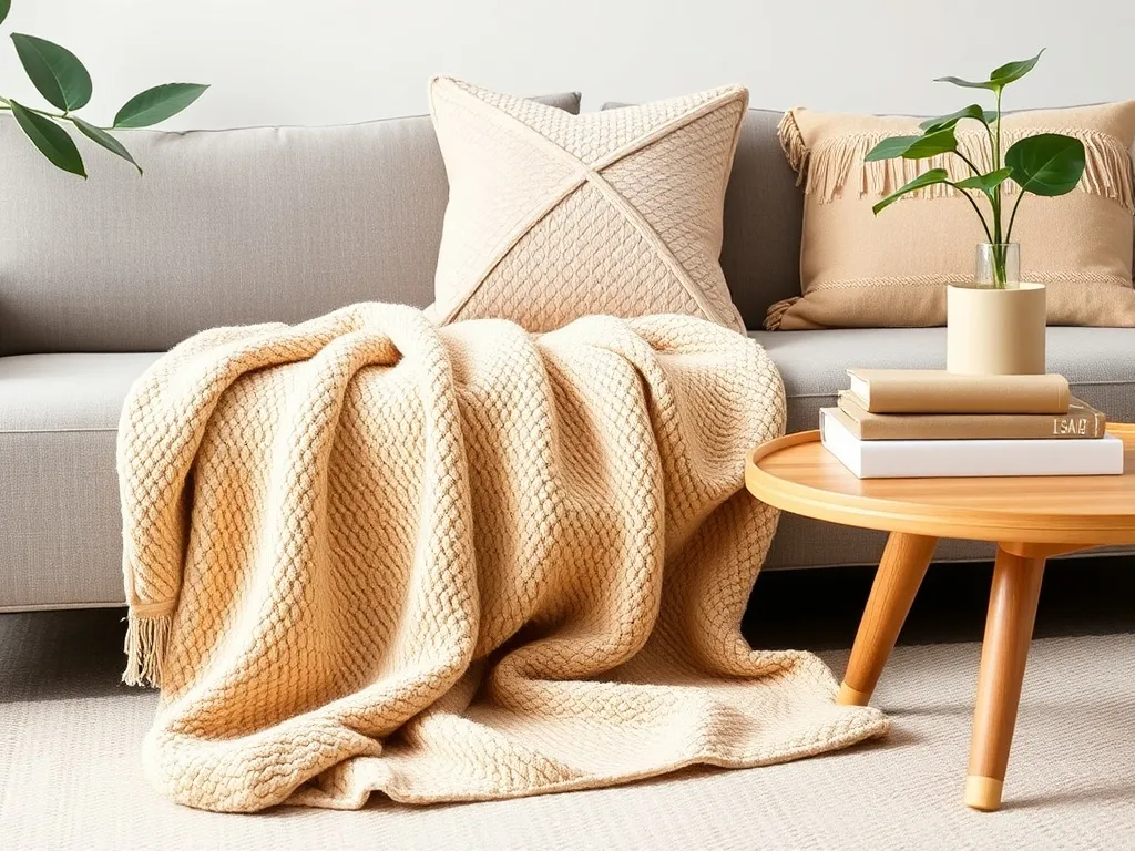 Beżowe dodatki do salonu: jak wprowadzić harmonię i styl?