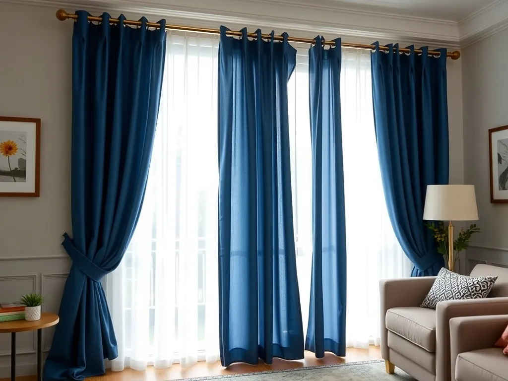Jakie zasłony do granatowej kanapy? Oto najlepsze propozycje!